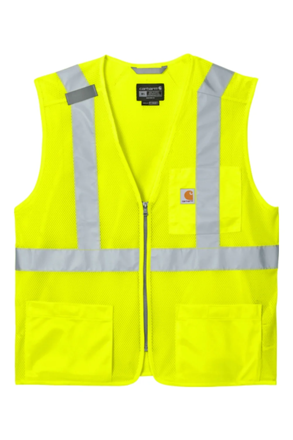 ANSI Class 2 Mesh Zip-Front Vest
